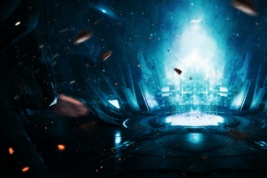 蓝色梦幻游戏场景banner