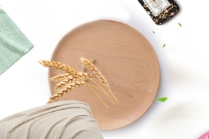 衣物洗护简约小清新绿叶banner