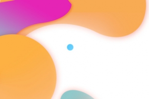 彩色几何创意抽象流体彩色渐变