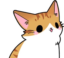 黄色小猫手绘卡通