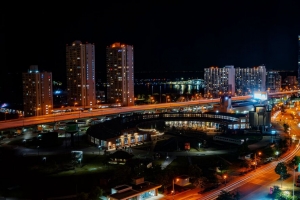 城市 建筑 灯光 夜晚 多伦多 4k壁纸 3840x2160