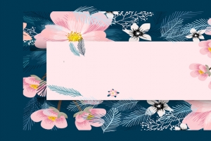 鲜花背景浪漫大屏粉色电商食品广告海报背景