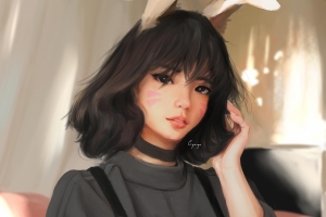 Dva艺术插画绘画4k壁纸