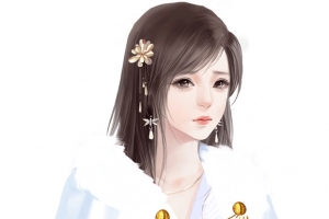 人物立绘古装美女