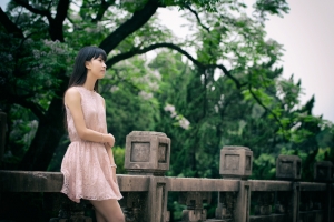 武汉大学校园美女小清新图片