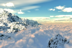 高山云海美景图