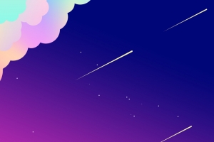 创意渐变探索太空科技海报