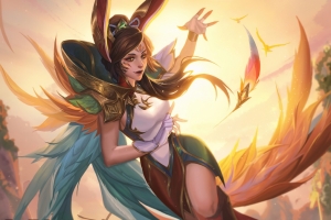 lol英雄联盟逆羽 神凰行者 同人 霞4k电脑壁纸