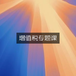 增值税深度解析课程