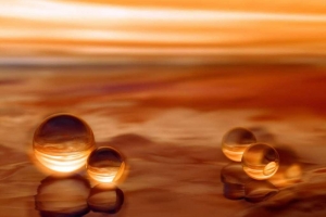 金色水珠水花背景