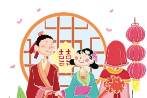拜堂的夫妻