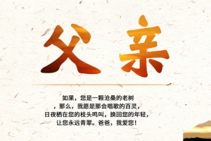 来自父亲的爱