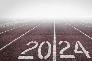 2024风景 起跑线 跑道 5K壁纸图片