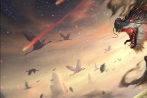 Smite神之浩劫 龙 双屏游戏壁纸5120x1440