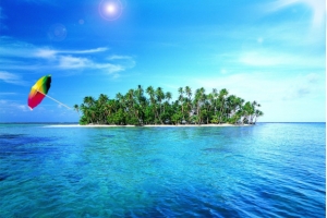 夏日大海背景图