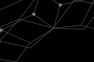 手绘黑色星空线条