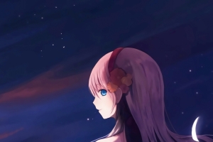 天空 少女 鸟儿 唯美动漫风景4k手机壁纸2160x3840