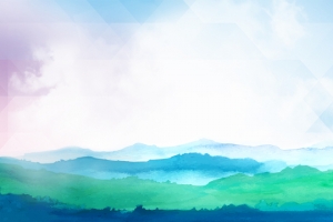 中国风水墨山水风景海报banner
