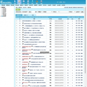 帝国CMS新闻资讯SEO站群模板 | HTML5自适应响应式手机整站源码后台功能