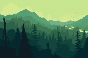 Firewatch场景壁纸3440x1440
