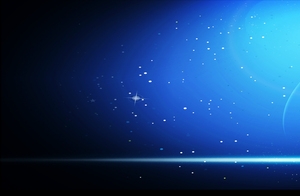 护肤品蓝色梦幻背景banner