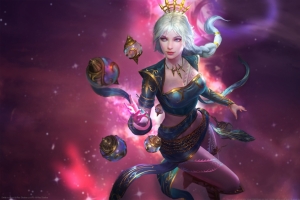 Smite神之浩劫 游戏美女原画4k壁纸3840x2160