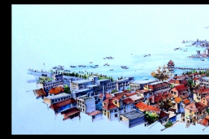 中国风全景城市画卷