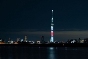 塔 夜城 全景 城市灯光 东京 日本 4k壁纸 3840x2160