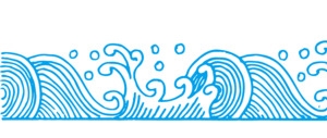 卡通水花水纹 