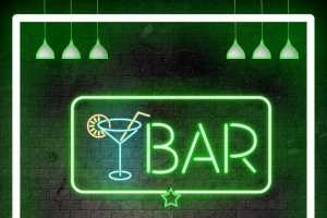 时尚创意夜光酒吧