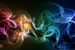 唯美丝带飘带光效光线