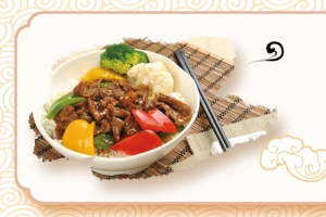 饮食清新白色海报banner背景