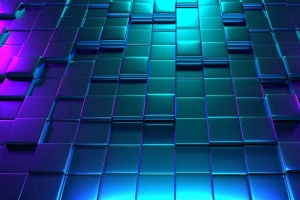 3840x2160 立方体 结构 渲染 高亮壁纸 背景