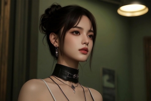侧脸气质美女2880x1800桌面壁纸