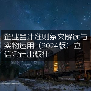 2024版企业会计准则条文详解及实务操作指南（立信会计出版社）