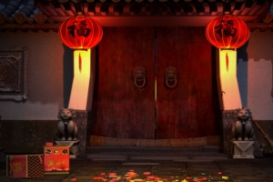 中国风古典过年海报