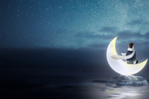 梦幻星空夜景banner