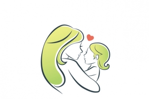 母子爱妇女节高清PNG透明图片设计素材免费下载