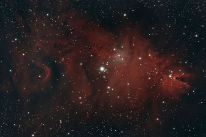 星云 太空 星系 恒星 红色 4k壁纸 3840x2160