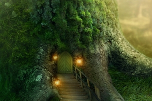 森林梦幻背景