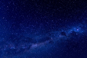 蓝色璀璨夜空光点梦幻星空背景