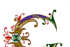 苗族装饰字母图案高清PNG透明素材免费下载