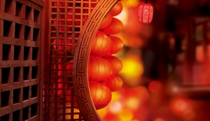 中国风红色喜庆灯笼