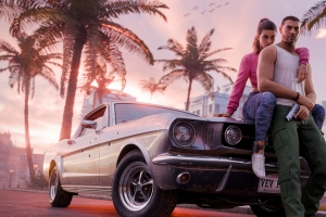 《GTA6》高清游戏人物 汽车 3440x1440带鱼屏壁纸