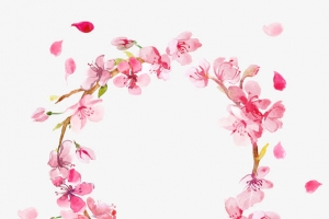 手绘花环