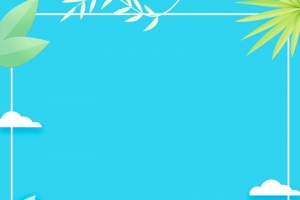 扁平夏天沙滩海滩出游背景