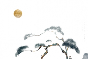 松树插画