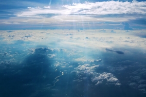 天空云海风景摄影平面广告