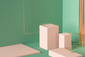 C4D，微场景，电商，舞台