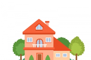 粉色的乡村小别墅